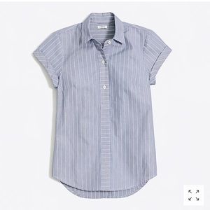 Jcrew striped popover